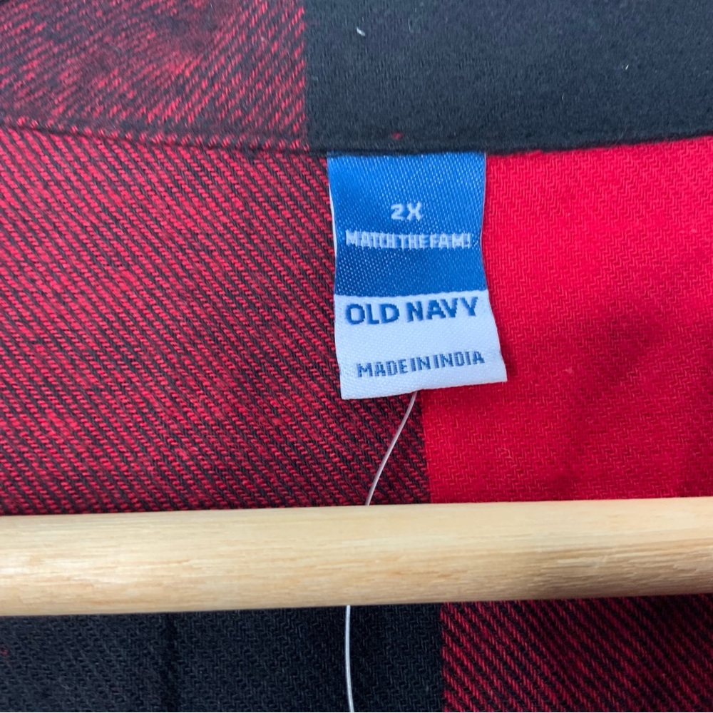 Old Navy Buffalo Plaid Pajama Set. Women’s Size 2XL. Black/Red. (NWT). - Picture 8 of 8